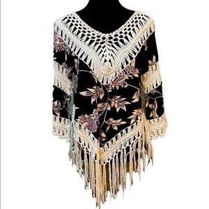 Color swatch crochet top